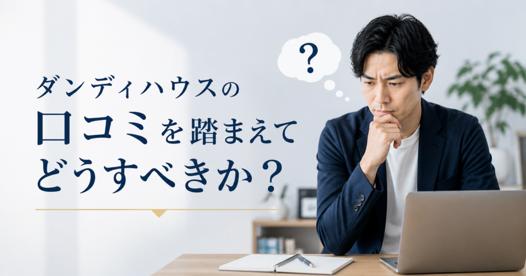 口コミを踏まえてどうする?