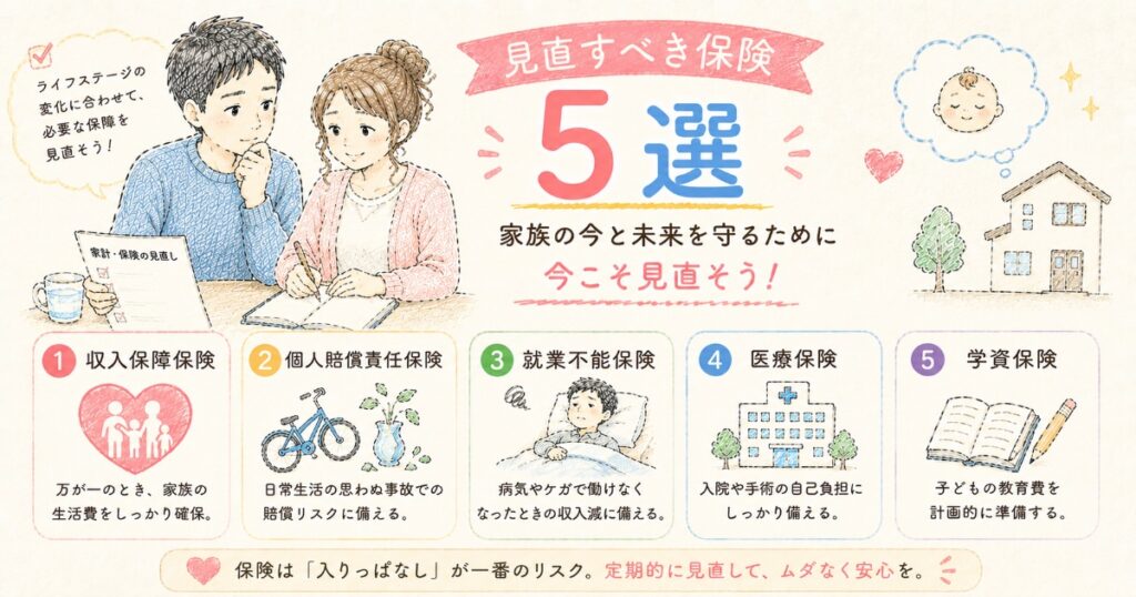 見直すべき保険5選