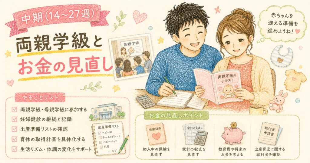 両親学級とお金の見直し