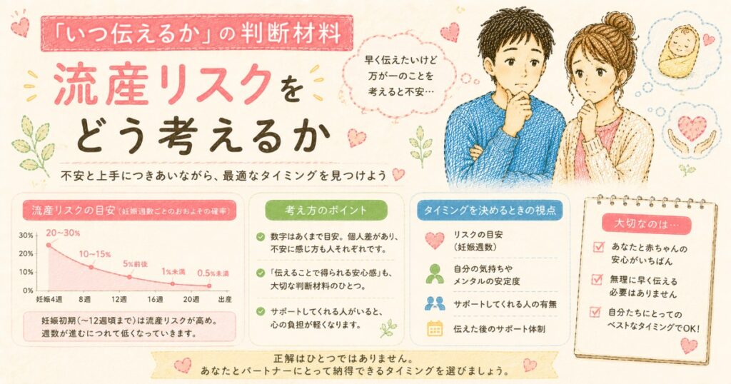 流産リスクとどう向き合う?