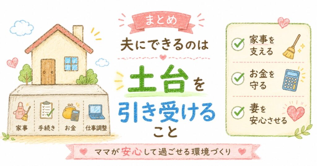 まとめ夫ができること