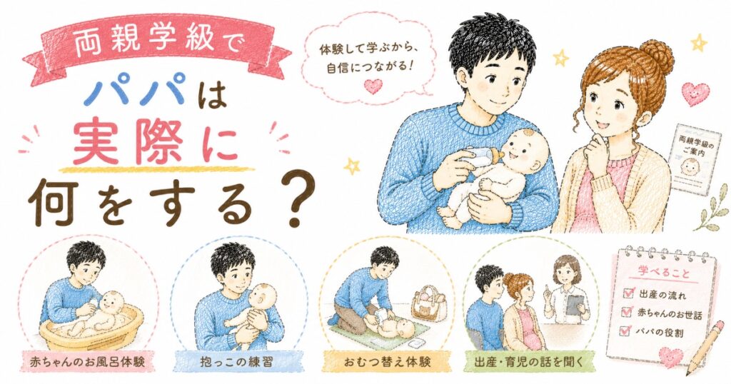 パパママクラスで何をする？
