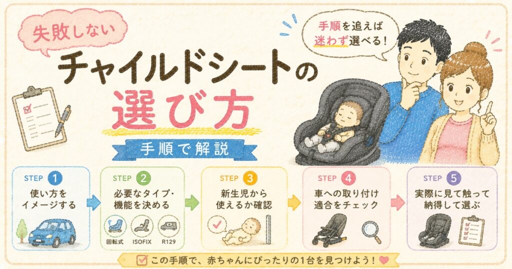 失敗しないチャイルドシートの選び方