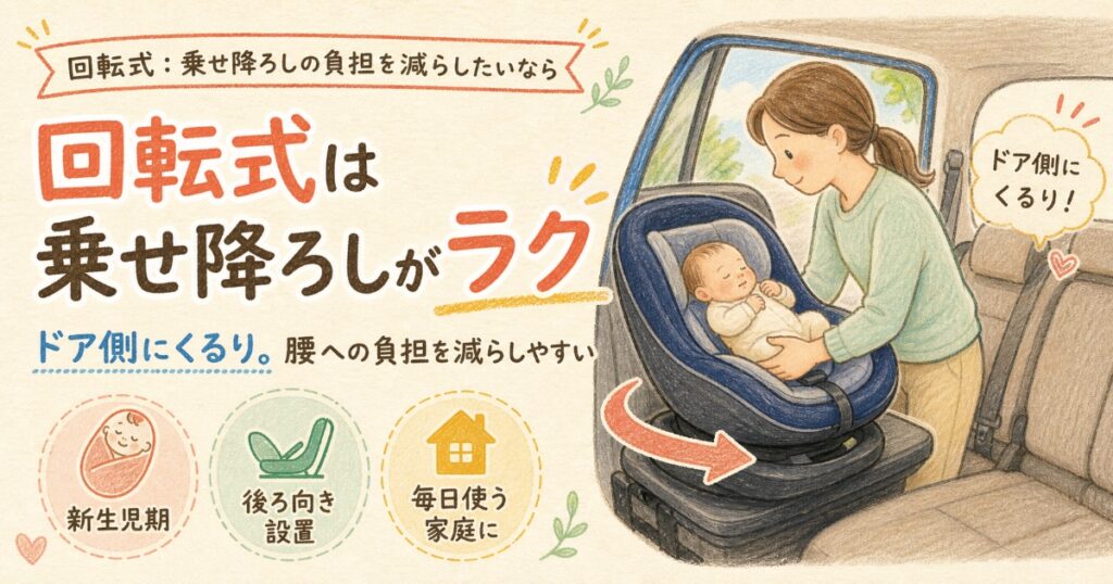回転式チャイルドシート