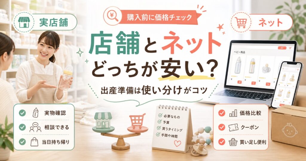 実店舗とネットショッピング