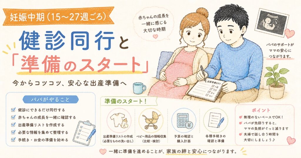 妊娠中期の準備