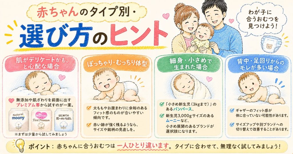 おむつ選びのヒント