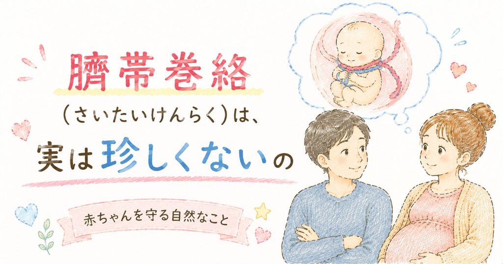 臍帯巻絡は珍しくない