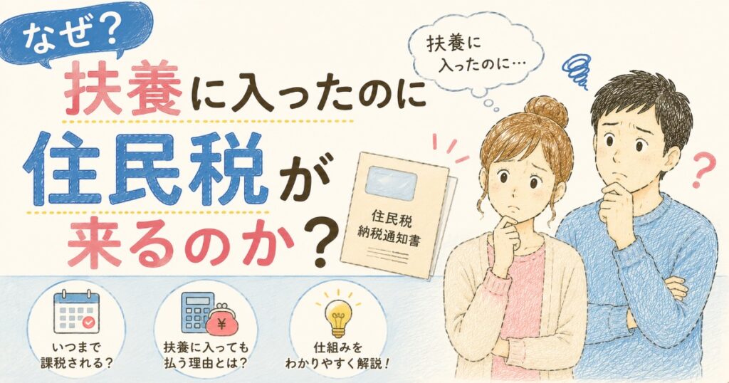 なぜ、住民税が後でくる？