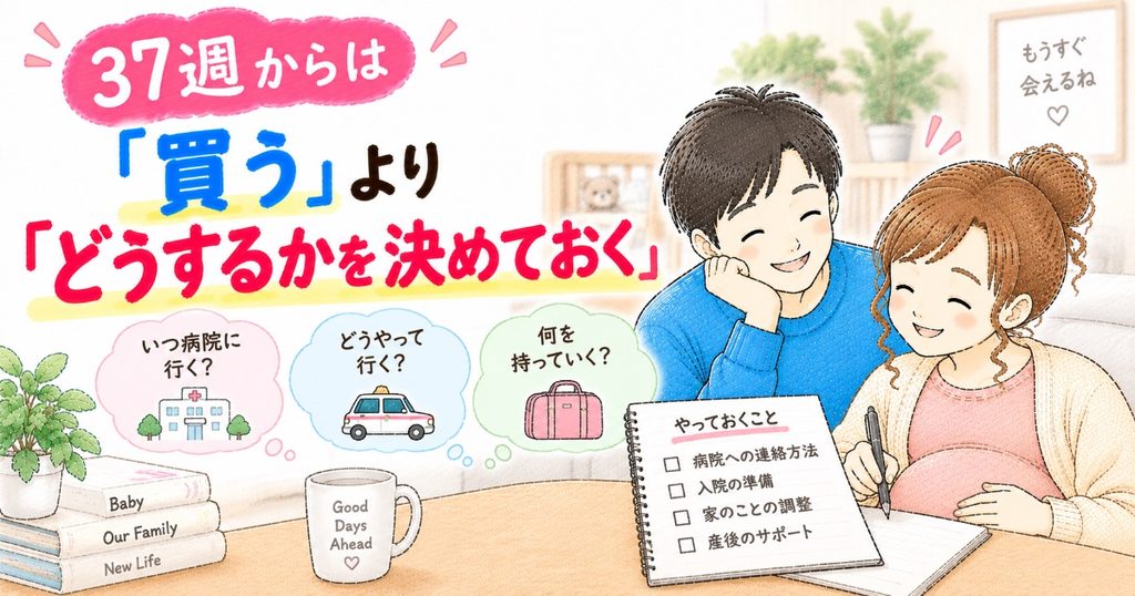 37週目の方針