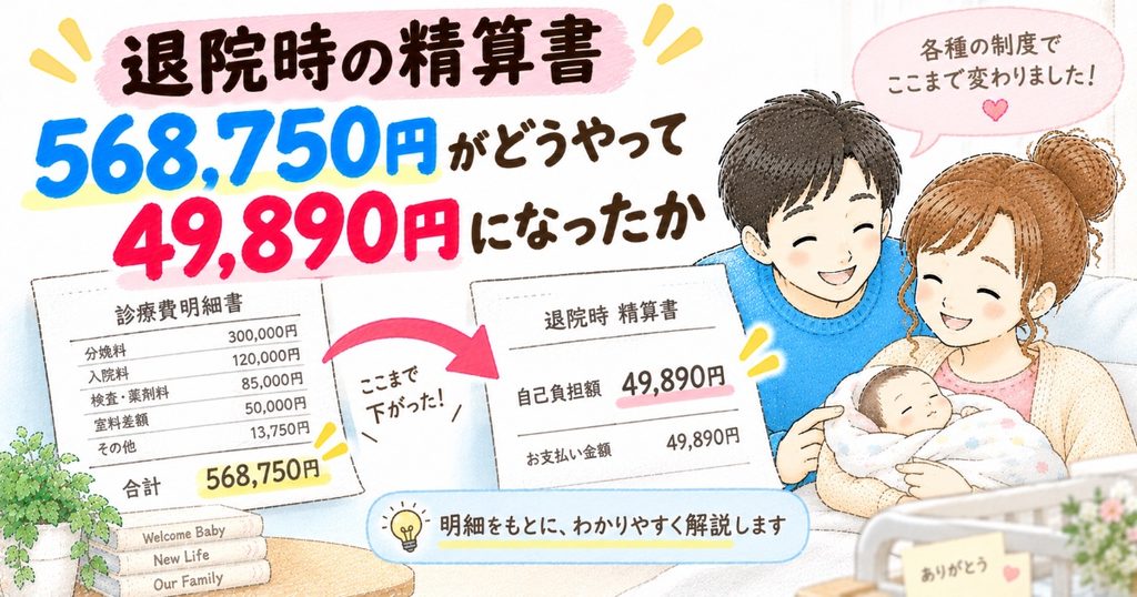 退院時の請求書