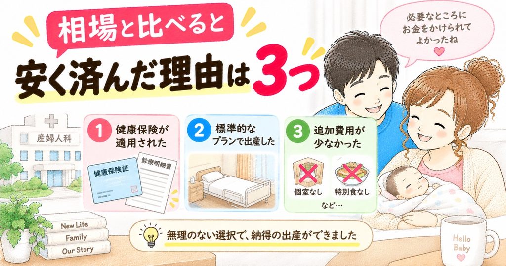 安く済んだ理由