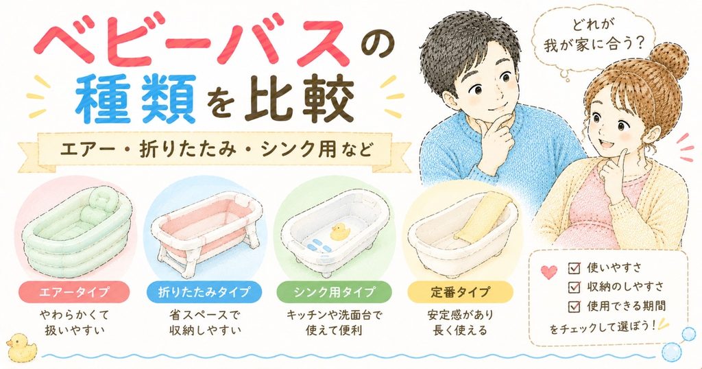 ベビーバスの種類