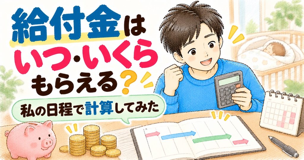 給付金はいつもらえる?