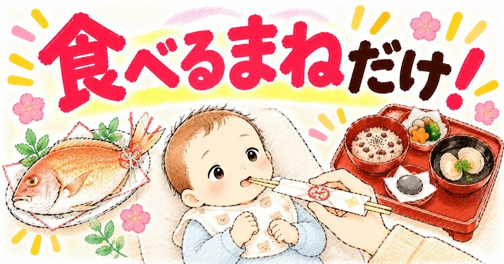 食べるまね