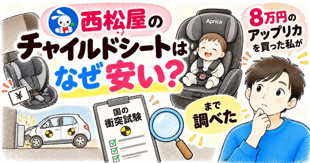 なぜ西松屋のチャイルドシートは安い?