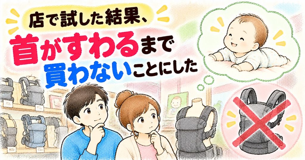 抱っこ紐不要